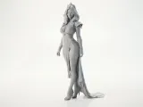 Queen Figurine Female Character 3D Printable-3