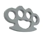 Brass Knuckles 3D Model | Decorative Display Prop | STL OBJ-5