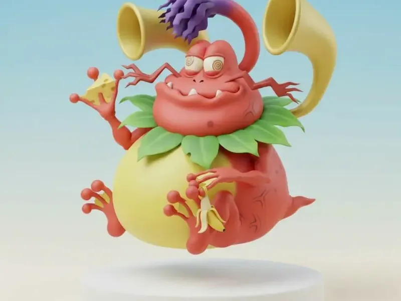 TonosamaGekomon Digimon Creature Model