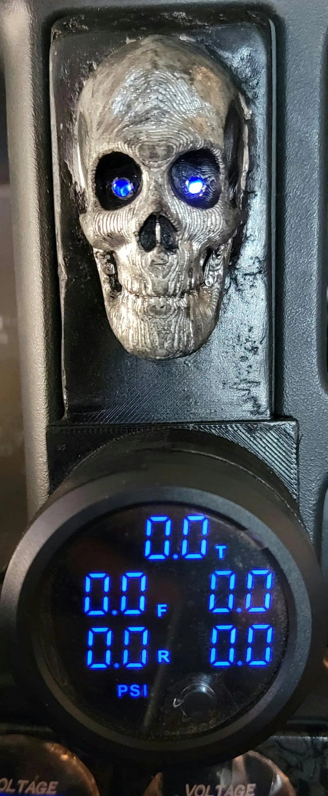 obs dash single gauge pod with skull
