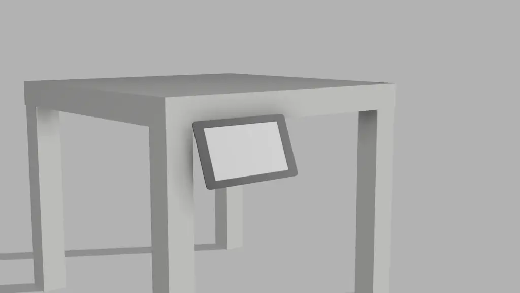 IKEA Lack Mount for Raspberry Pi with 7" Screen - Underneath