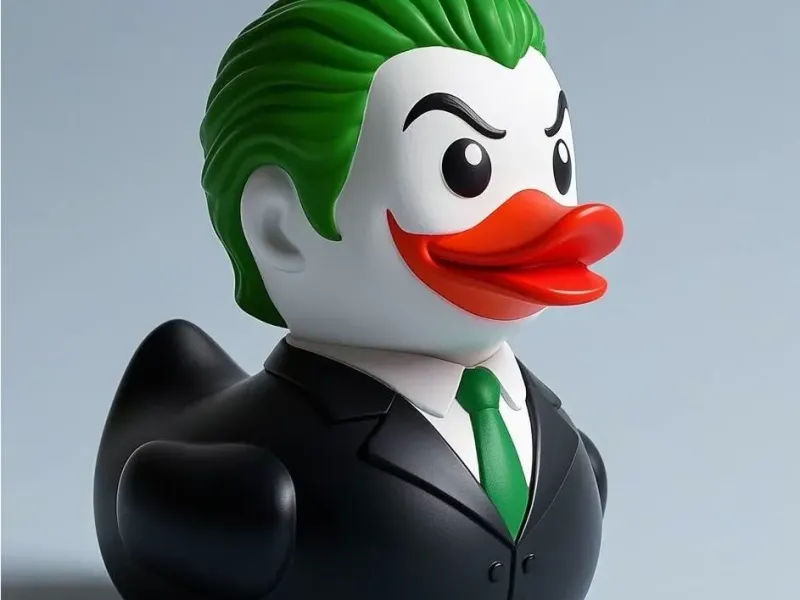 Joker Rubber Duck