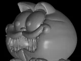garfield head design-1