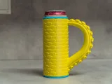 Tentacle Fish Scaled Can Cozie-3