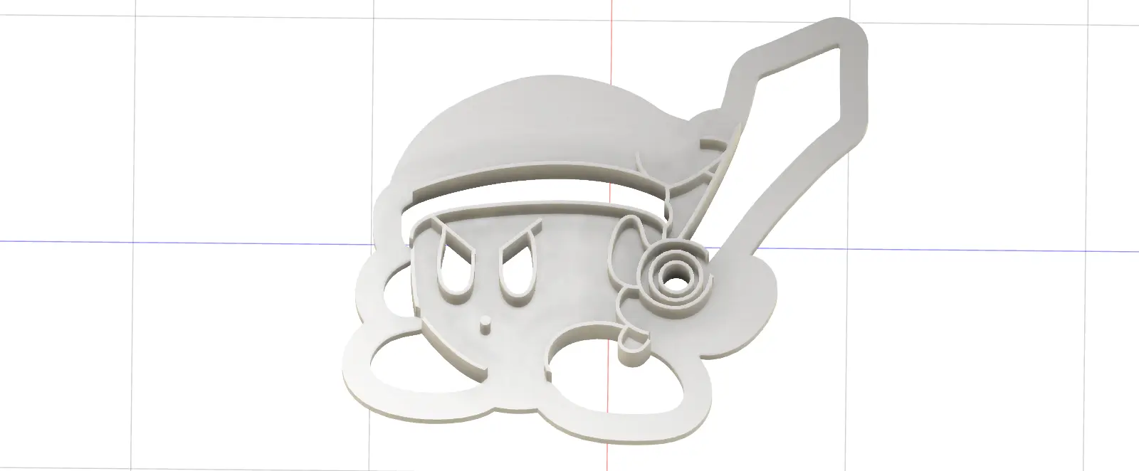 Kirby with Link Powers Cookie Cutter