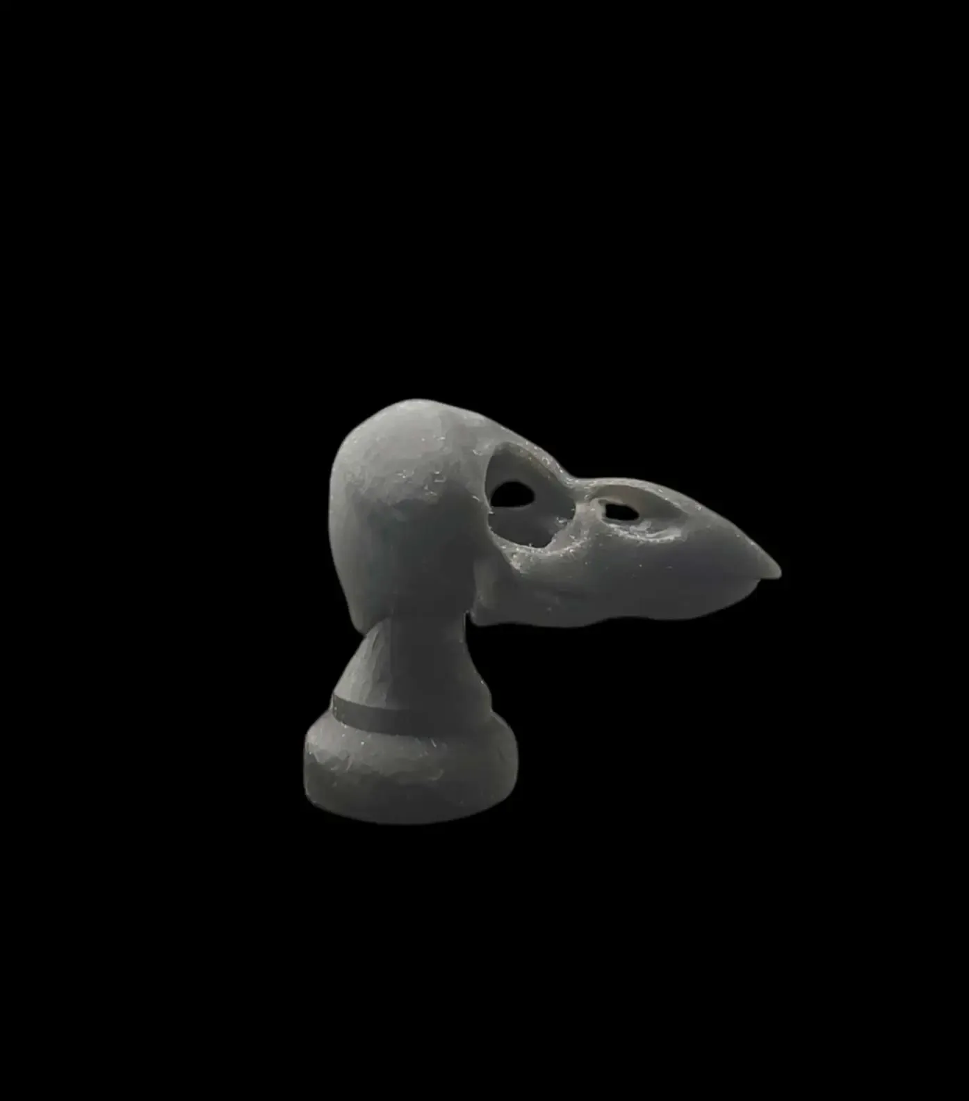 Crow skull knob