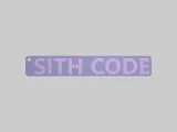 SITH CODE_ star wars keychain-0