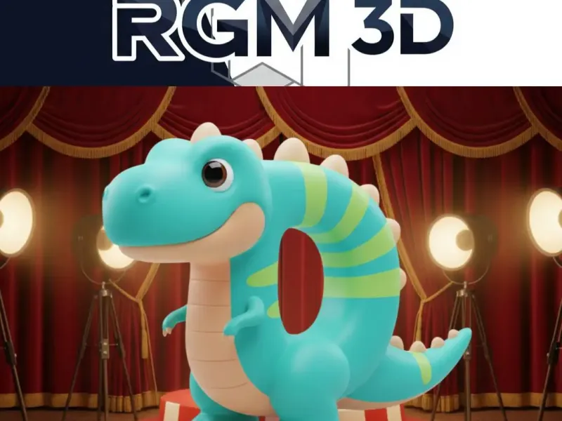 Letra D con forma de Dino