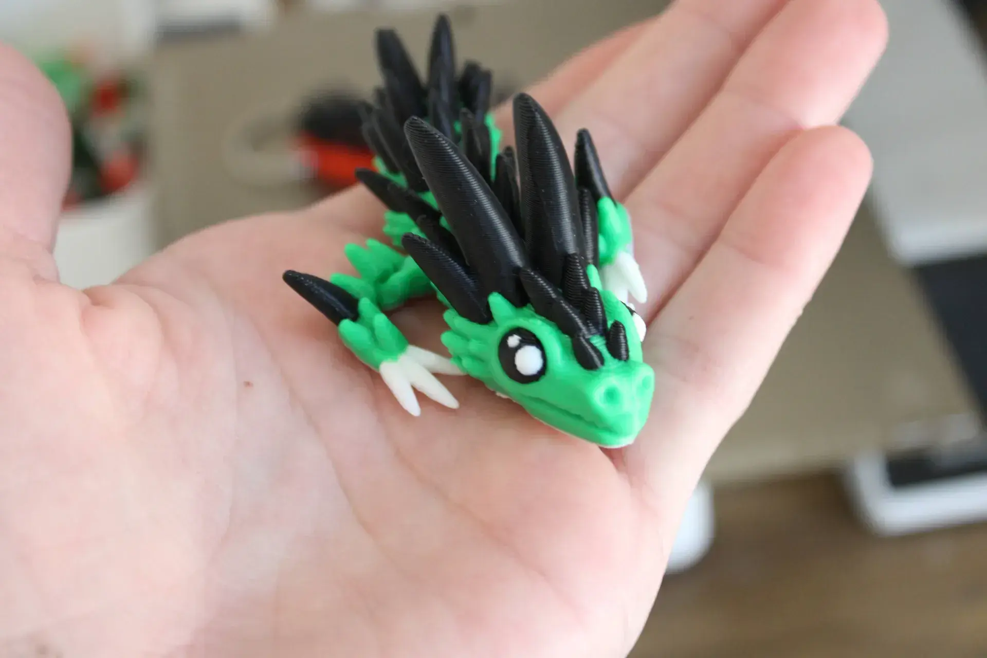 3D Printer Files | 3MF File | Cute flexi baby dragon decor/keychain ...