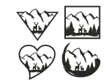 Mother and son wall panels in four variants-1