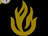 Simple Flame Symbol - 2D Art-0