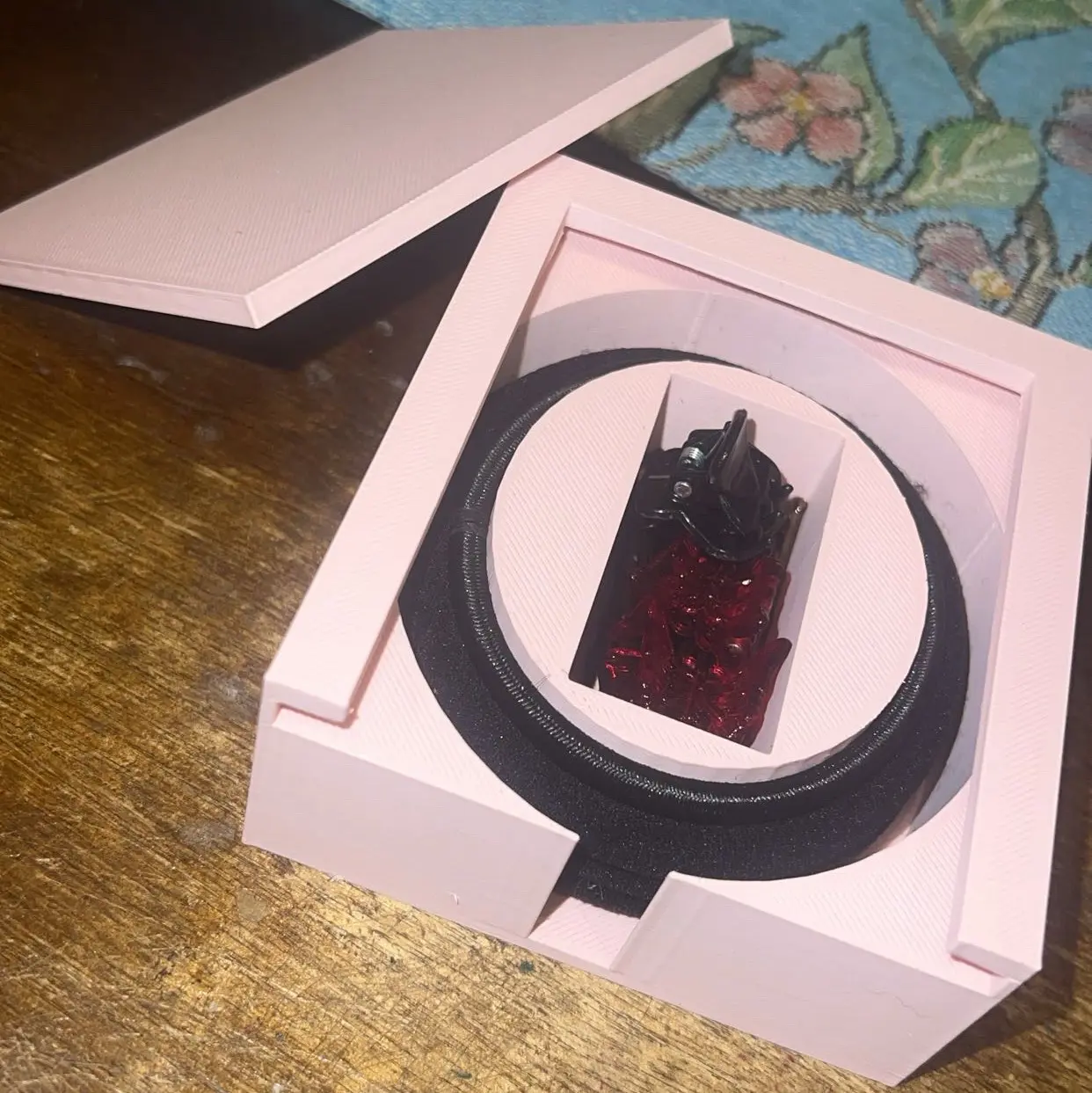 Hair tie and bobby pin holder