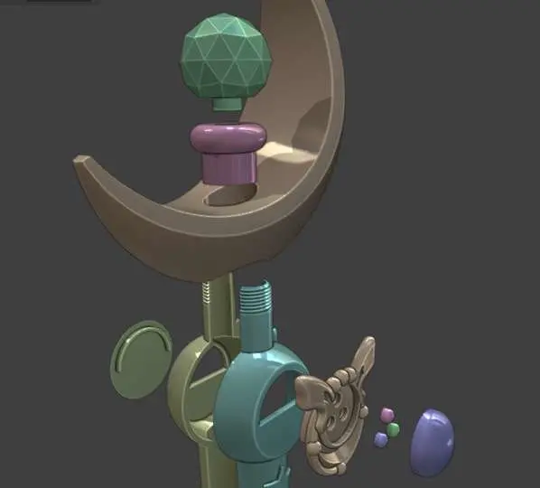 Sailor Moon Crescent Moon Wand Fan Art