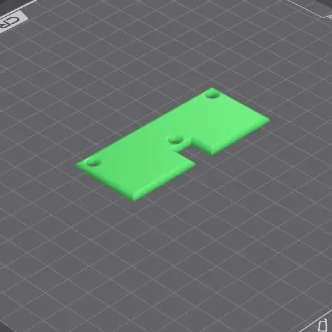 Antweight battle bot chassis top cover V2