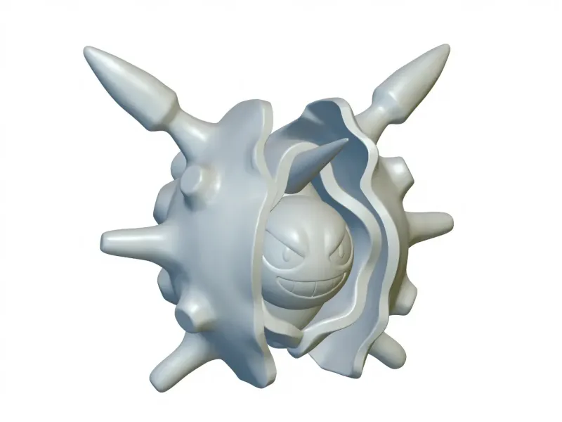 Pokemon Cloyster #91 - Ready for 3D Printing!