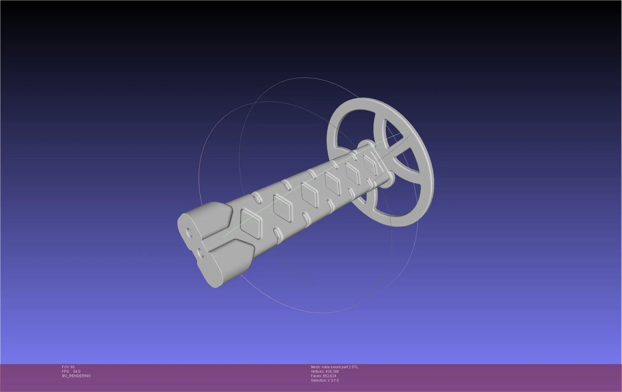 Bleach Kuchiki Rukia Sword Printable Assembly