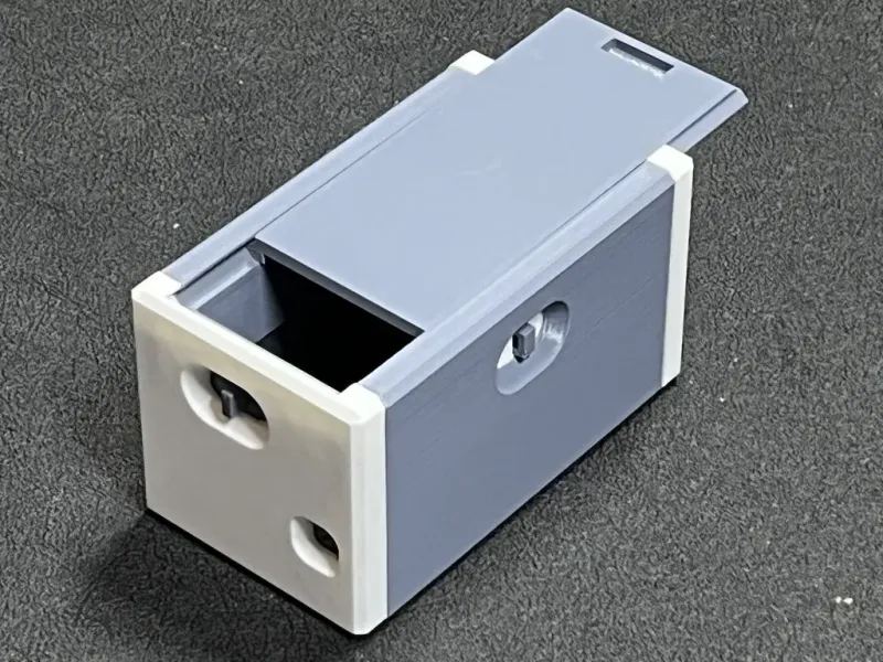 click switch puzzle box no glue