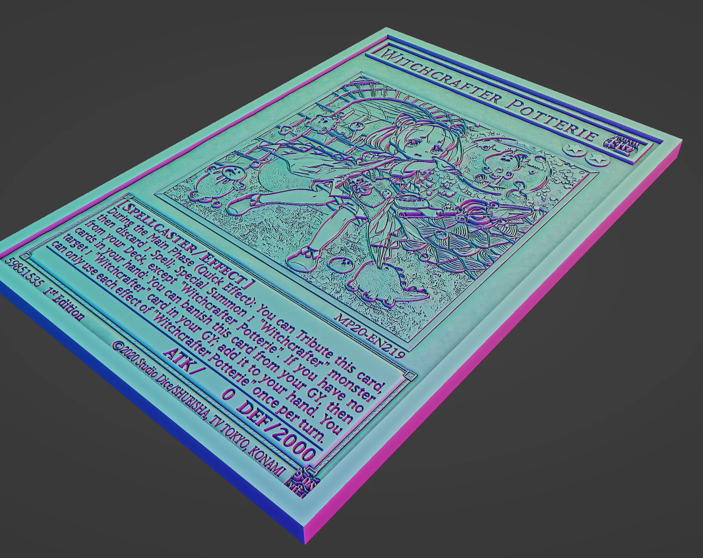 Miniature Games & Accessories STL Download - witchcrafter potterie -  yugiohby Wsonuchiha3D