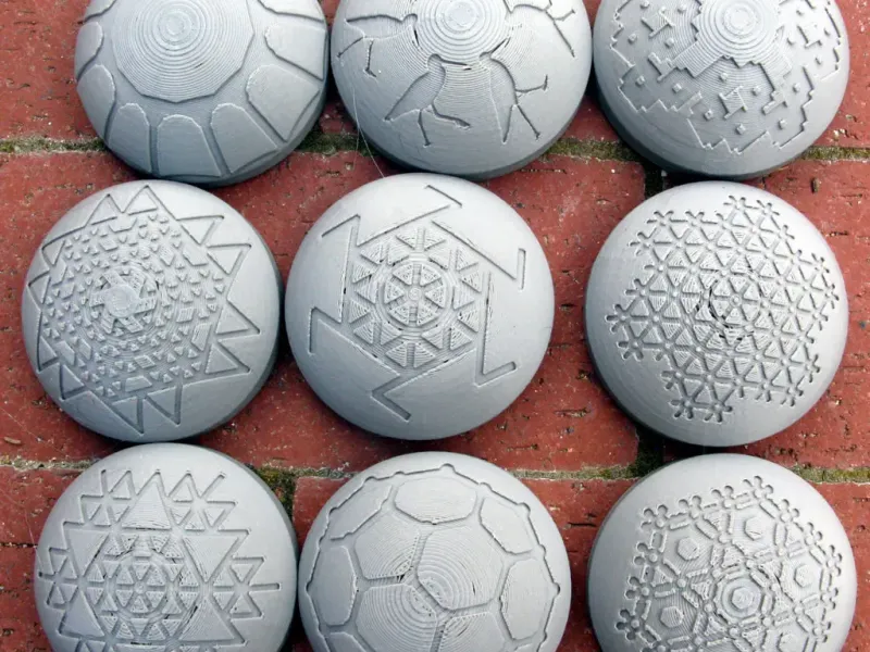 Nine Paperweights 