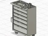 1/18 Coffre a outil avec etau / Toolbox with vice-2