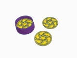 GOTHIC COASTERS AND HOLDER (VERSION 5)-1