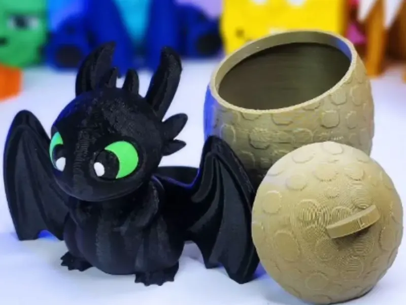 Toothless Meerdere Delen +3MF