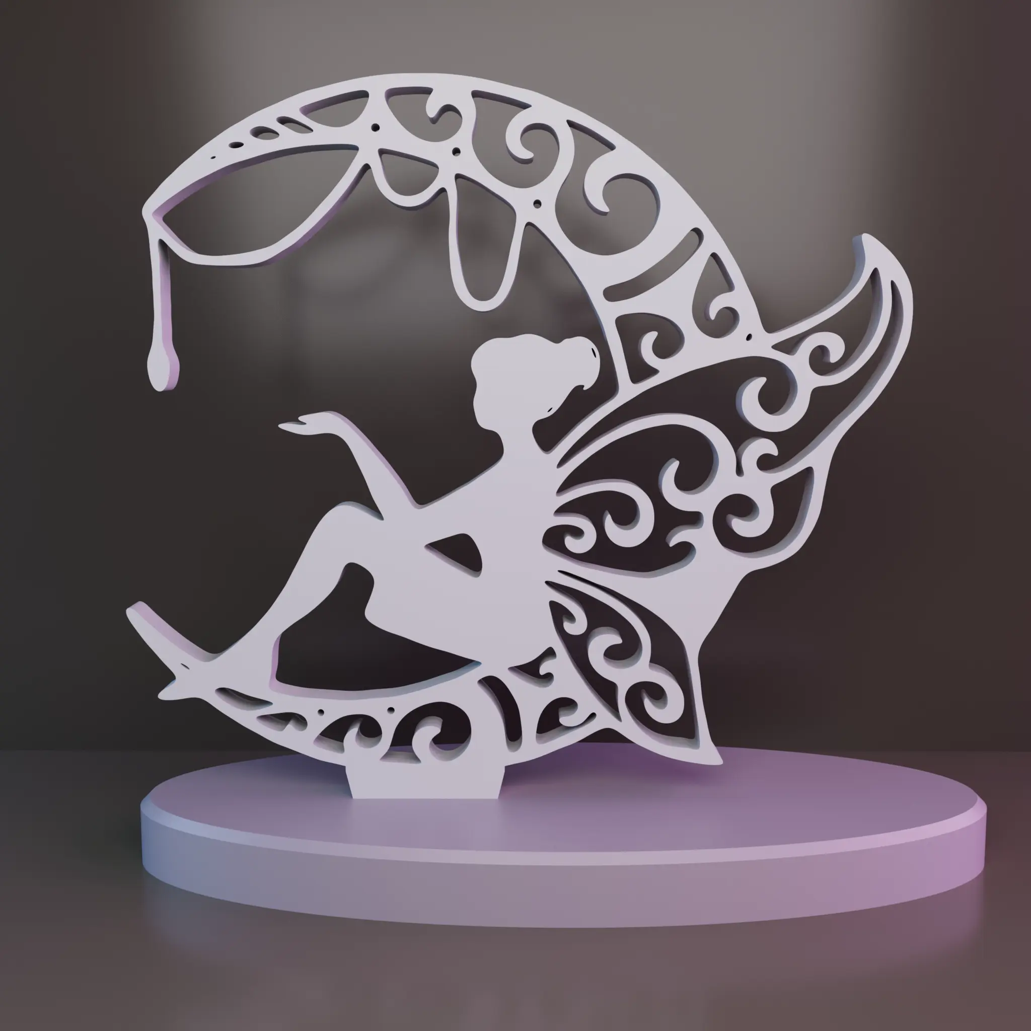 MOON GIRL DESK DECORATION