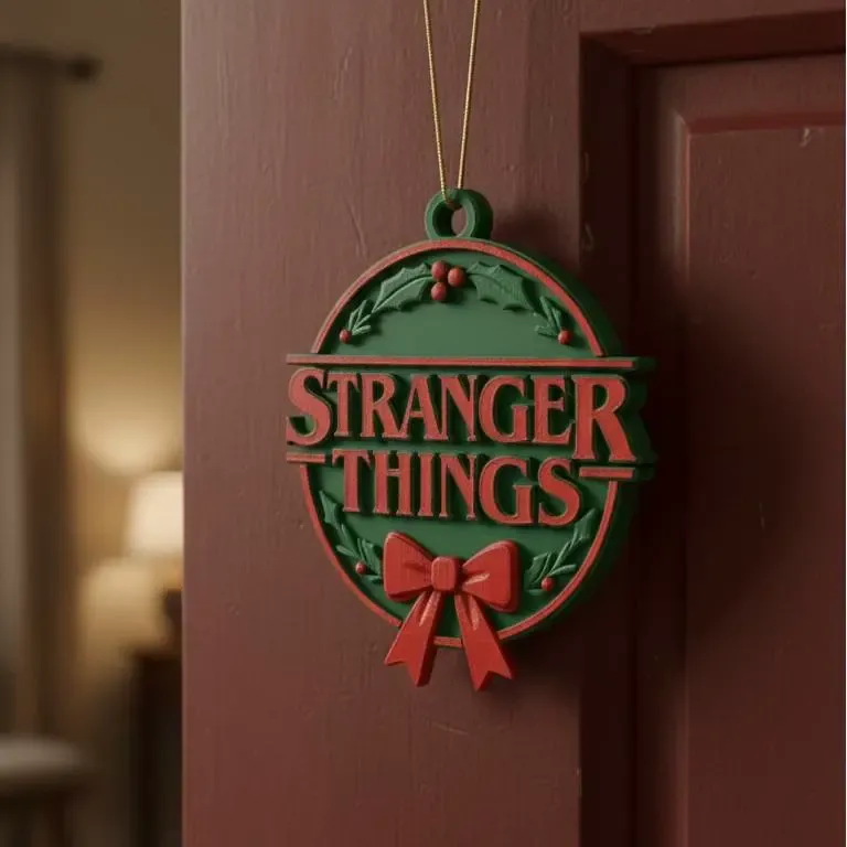 Stranger Things Hangend Kerstornament