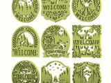Rustic Forest Welcome Signs – 9 Cabin Door Decor Designs-3