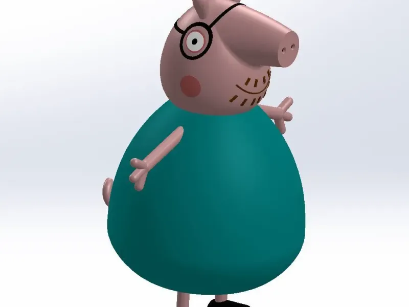 Daddy Pig, Peppa's father