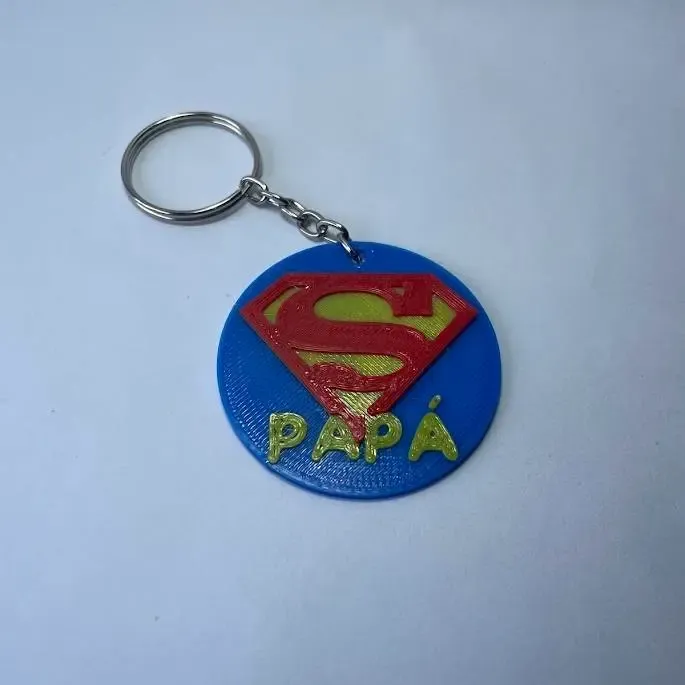 llavero super papá