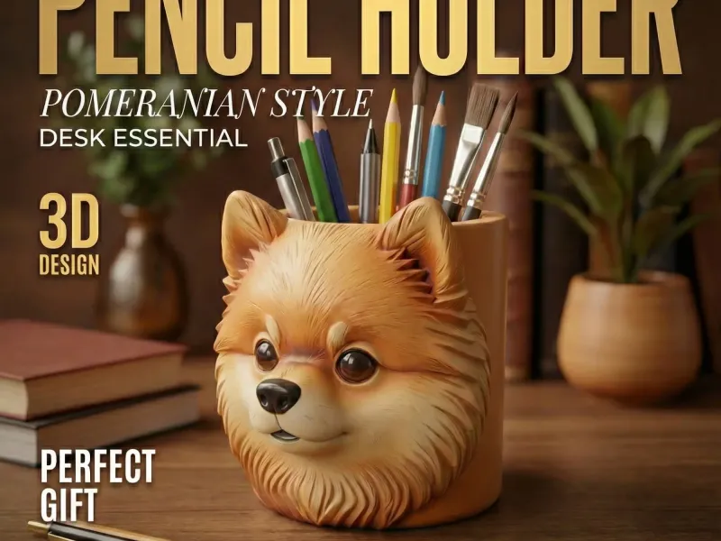 Pomerania Pencil Holder