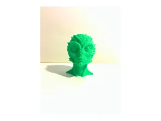 Weird colorful alien