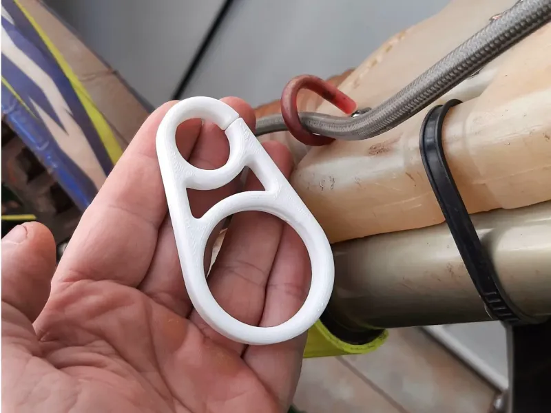 Trial Brake hose guide