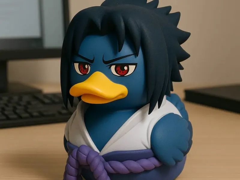 Paperella - Modello di Uchiha Sasuke - Stampa 3D