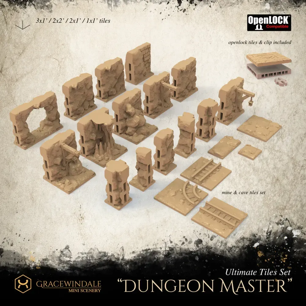 "Dungeon Master" Ultimate Tile Set