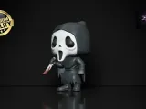 Ghostface Funko STL Scream Figure Chibi Horror 3D Print Model-5