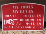 Mechanic tools sign-0
