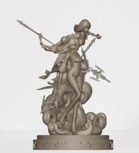 Genshin Impact Shenhe V7 STL Collection