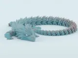Frostbite – Articulated Ice Dragon STL  Print‑in‑Place Fanta-4