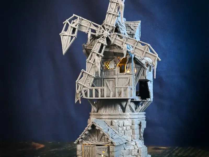 タロクの街 - 廃墟の風車 - RPG地形