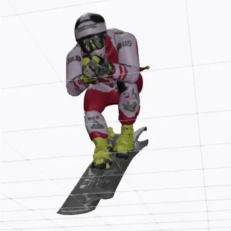 Skier model