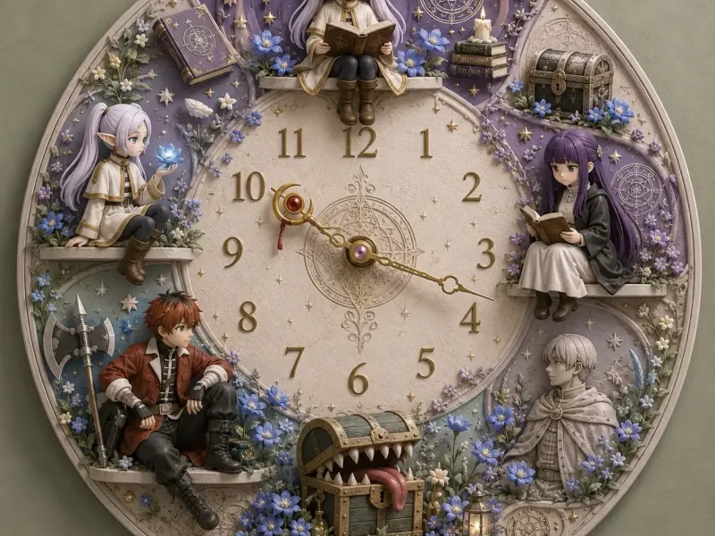 Frieren Fantasy Wall Clock