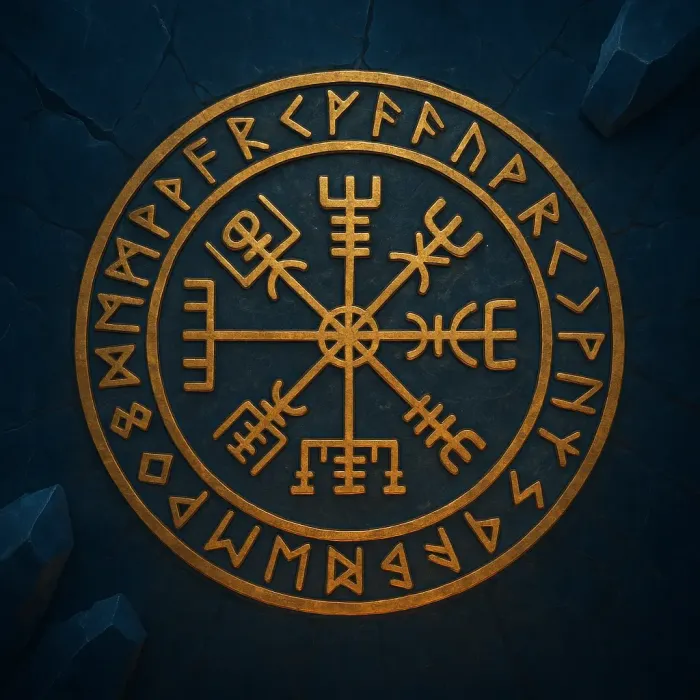 Home Decorations & Ornaments STL Download - a Rune Vegvisir, Runic ...