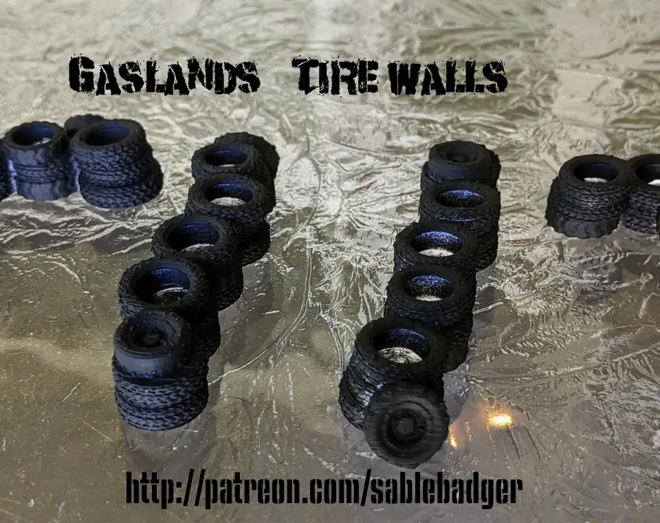 Gaslands - Tire Walls