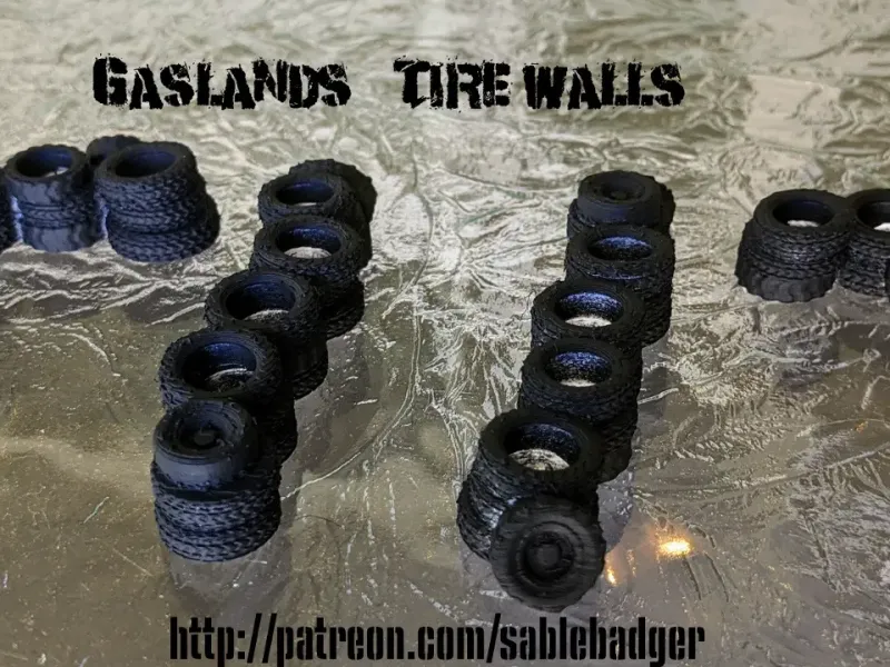Gaslands - Tire Walls