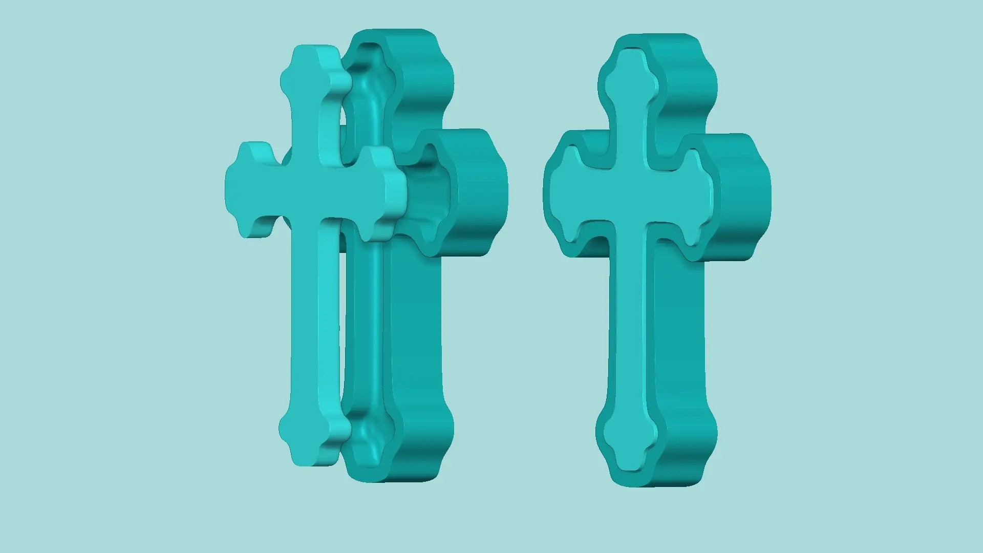 Holy Cross Mold - Silicon Maker - Template