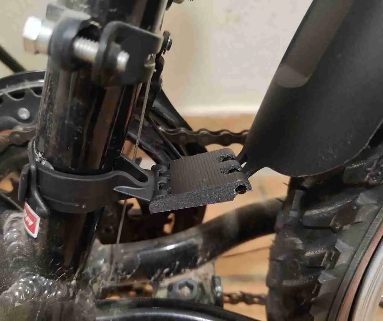 Bike mudguard holder parts