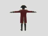 Napoleonic Redcoat at Attention-2