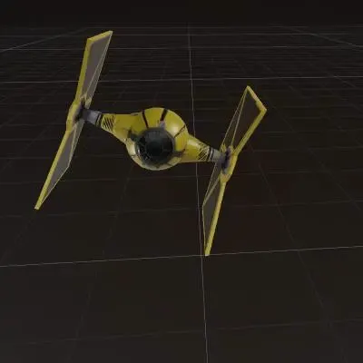 yellow tie fighter